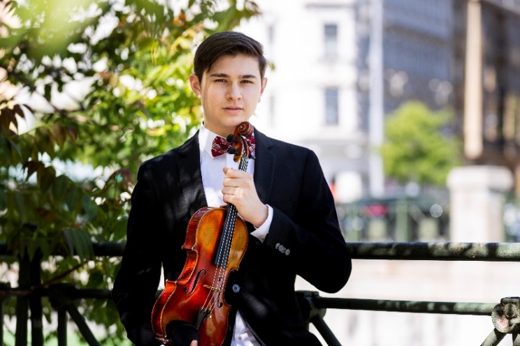 Portrait Maxim Tzekov, Violine