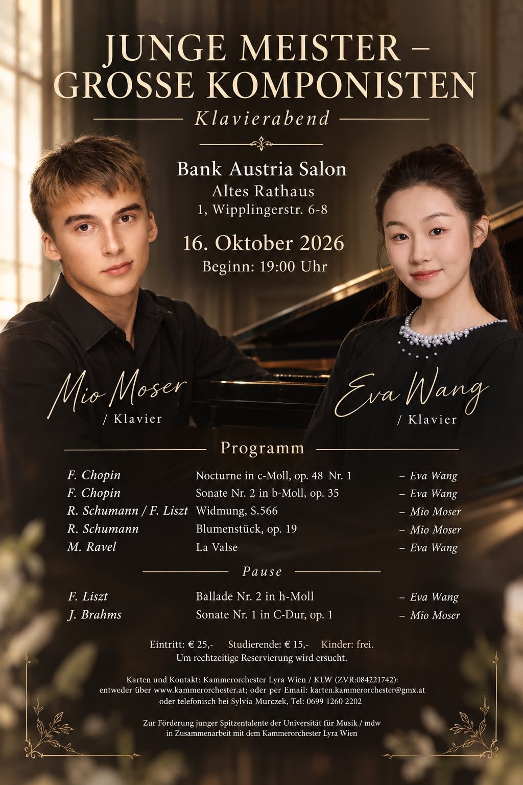 Plakat Wang/Moser Oktober 2026